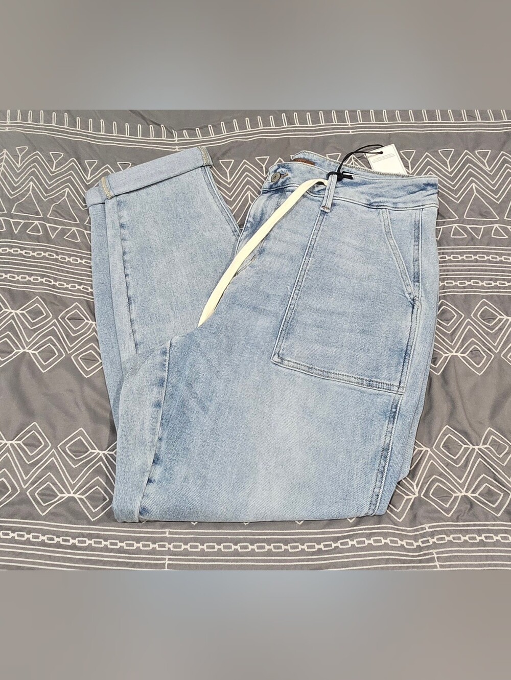 Judy Blue High Waisted Denim Joggers Size 16W